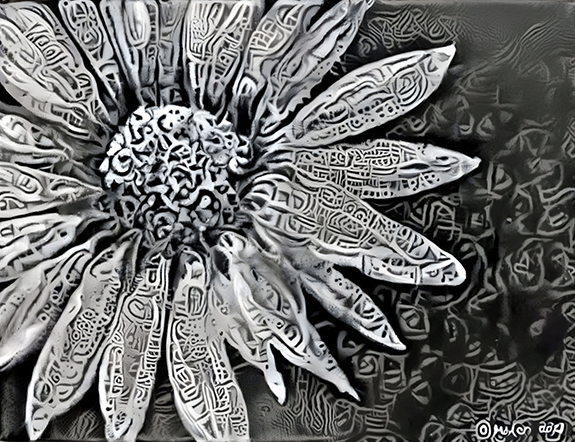 deep dream flower