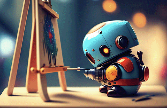 robot painting